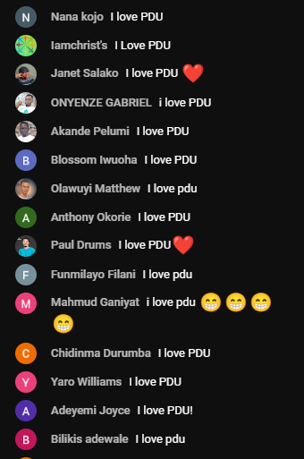 PDU Africa student testimonial