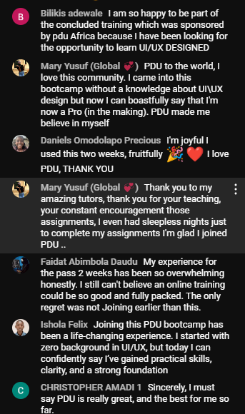 PDU Africa student testimonial
